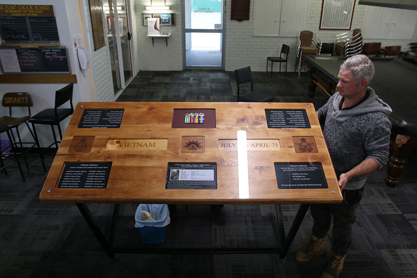 Therapeutic project displays history