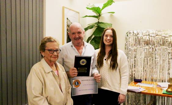 Crighton honoured as Lions Club Citizen of the Year